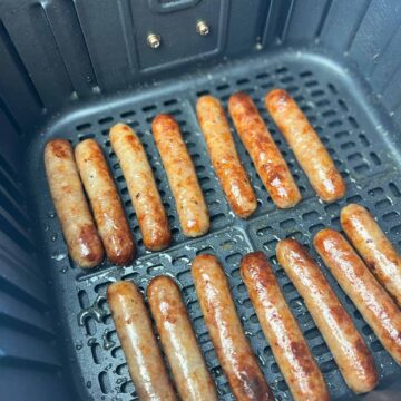 breakfast sausages in air fryer.
