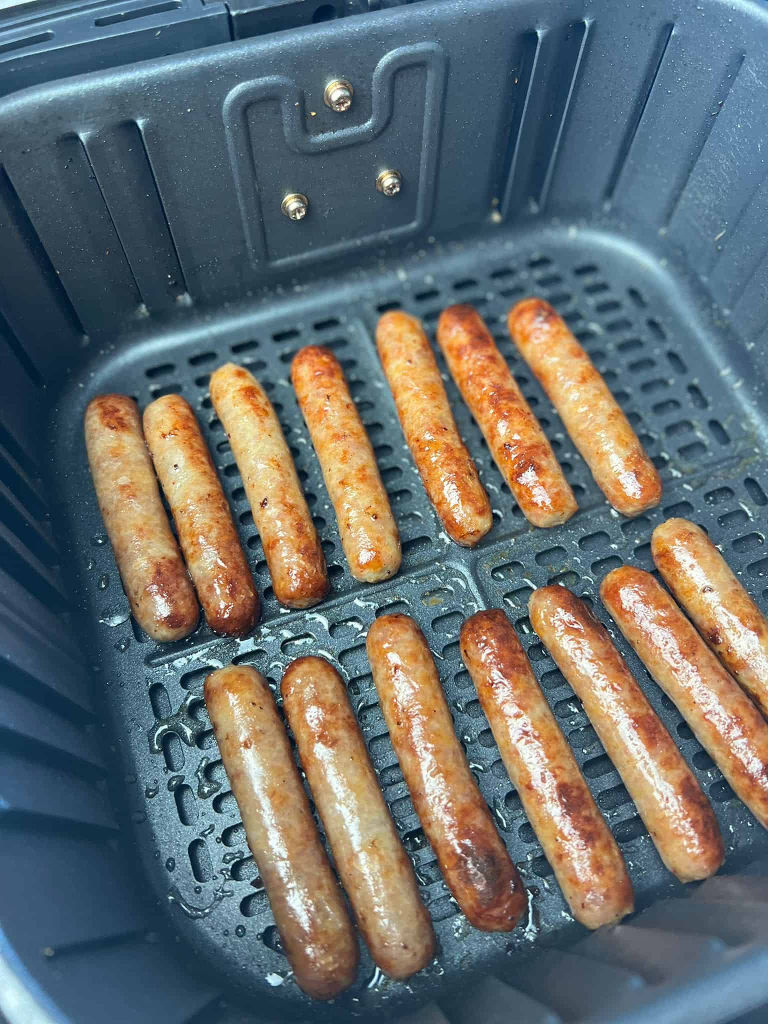 breakfast sausages in air fryer.